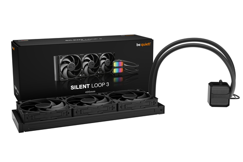 be quiet! Silent Loop 3 BW026 Kühllüfter - 3 x Fan(s) - 1900 U/Min - Compatible Intel Socket: Socket LGA-1851, LGA-1700, L