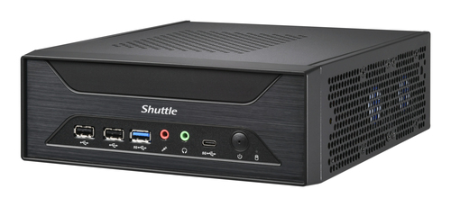 Shuttle XPC slim Barebone XH810 - S1851, Intel H810, 1xDP, 2xHDMI, 3x COM (RS232) , 2x Intel LAN,2x2.5", 8x USB, 3x M.2, 2