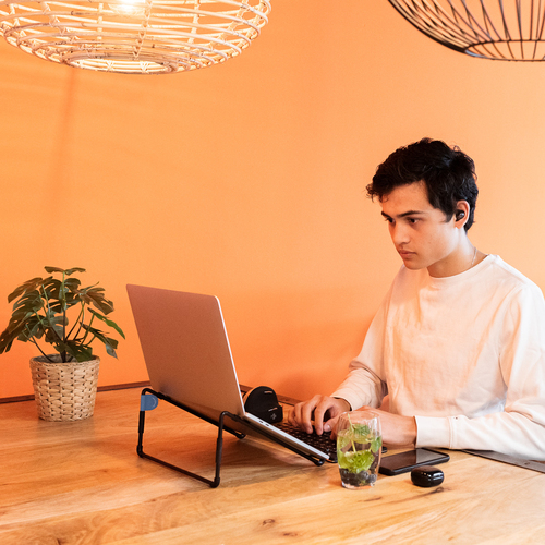 R-Go Notebook-Ständer - Bildschirmgröße: 25,4 cm (10 Zoll) bis 55,9 cm (22 Zoll) - 5 kg TragfähigkeitDisplay Type Supporte