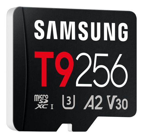 Carte microSDXC Samsung MB-MH256T - 256 Go - Classe 10/UHS-I (U3) - V30 - 200 Mo/s en Lecture - 130 Mo/sSpaceen Écriture