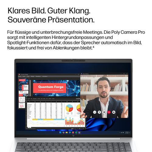 HP EliteBook 8 G2i Next Gen AI PC. Produkttyp: Laptop, Formfaktor: Klappgehäuse. Prozessorfamilie: Intel Core Ultra 7, Pro