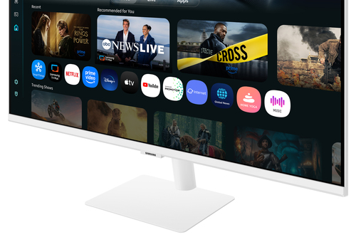 Moniteur LED intelligent Samsung S32FM703UU 32" Classe 4K UHD - 16:9 - Blanc - 81,3 cm (32") Viewable - LED Rétroéclairage