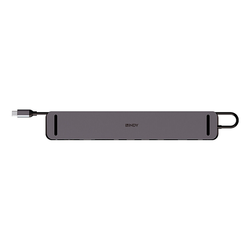 LINDY DST-Mini XT 810 USB-Typ C Docking Station für Notebook, Smartphone, Desktop-PC, Tablet-PC - Ladefunktion - Speicherk