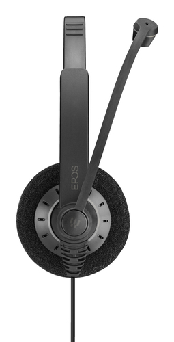 EPOS IMPACT SC 60 Kabel Auf den Ohren Stereo Headset - Schwarz - Binaural - Elektret-Mikrofon, Kondensator, Geräuschunterd