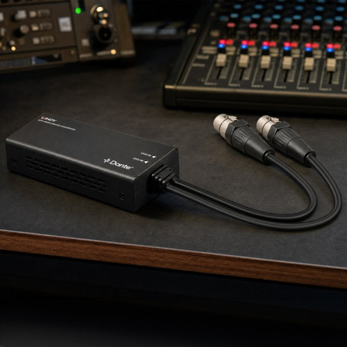 2CH XLR AUDIO TO DANTE ENCODER .