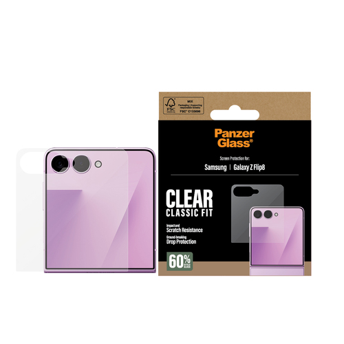 PANZERGLASS SAMSUNG GALAXY FLIP 8 GLASS FOR SUBSCREEN