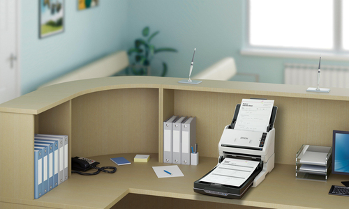 Scanner a inserimento di foglii Epson WorkForce DS-530III - 600 x 600 dpi Ottico - 30-bit Colore - Colore, Monochrom Scans