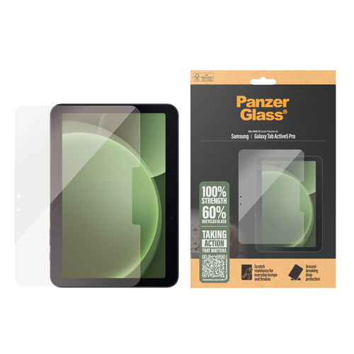 PanzerGlass ® Displayschutz Samsung Galaxy Tab Active5 Pro | Ultra-Wide Fit. Markenkompatibilität: Samsung, Kompatibilität