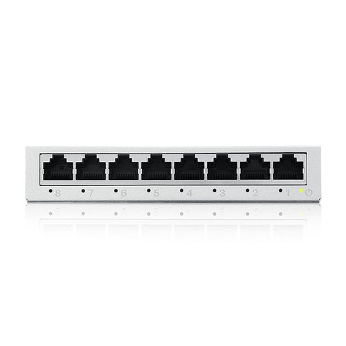 Commutateur Ethernet ZYXEL GS-108B v5 8 Ports - Fast Ethernet, Gigabit Ethernet - 10/100/1000Base-T - 2 Couche supportée -