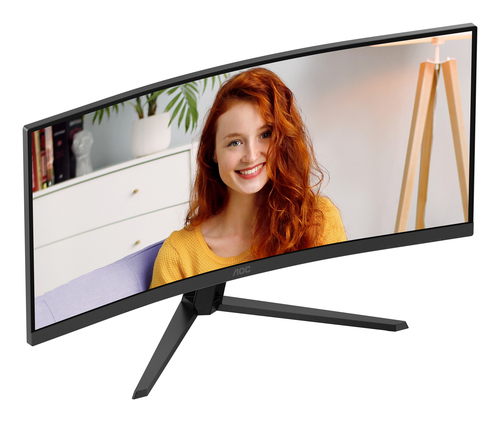 AOC CU34B3E 34 Zoll Klasse WQHD LCD-Monitor - 86,4 cm (34 Zoll) Viewable - Vertical-Alignment-Technologie (VA) - 2560 x 14