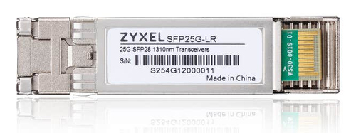 ZYXEL SFP28 - 1 x 25GBase-x Network - For Data Networking, Optical Network - Optical Fiber - 1310 nm Wavelength 25 Gigabit