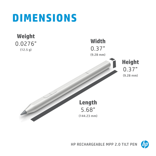 HP Stylus - Ersetzbare Stylus-Spitze - Grau