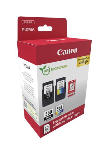 Canon PG-560/CL-561 Tintenstrahl Tintenpatrone - Original - Mehrfachpacker Pack