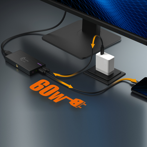 j5create JVA14-N 4K Game Capture Station. Product colour: Black, Host interface: USB 3.2 Gen 1 (3.1 Gen 1), Video capture 