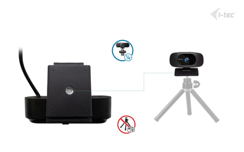 i-tec SOLOMON 300 4K Webcam. Megapixel (approx.): 8.29 MP, Maximum video resolution: 3840 x 2160 pixels, Camera HD type: 4