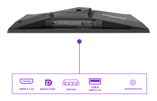 AOC AGON PRO AG276QKD2. Display diagonal: 67.3 cm (26.5"), Display resolution: 2560 x 1440 pixels, HD type: Quad HD, Displ