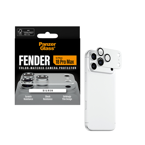 PanzerGlass Fender Camera Lens Protector - Light Grey
