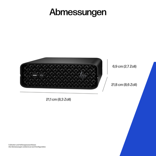 HP Z2MiniG1i Ultra7-265/512 W11P Dutch/French localization - Workstation. Processor family: Intel Core Ultra 7, Processor 