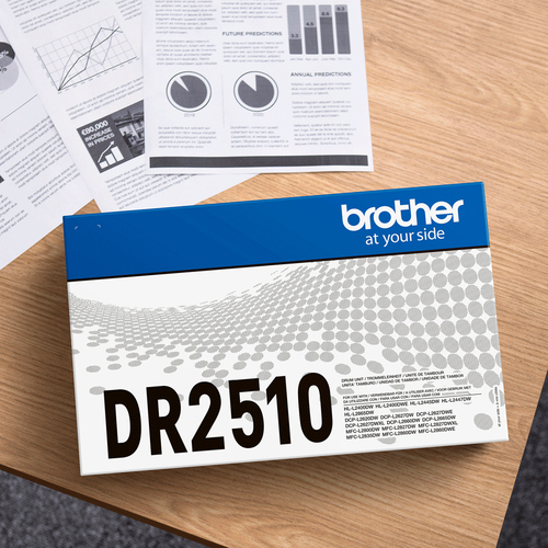 Brother Bildtrommel DR-2510 für Drucker Laser - Original - Schwarz - 15.000 Seiten - 3