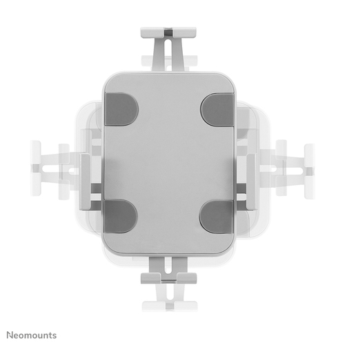Neomounts Mounting Bracket for Tablet - White - Height Adjustable - 1 Display(s) Supported - 20.1 cm to 27.9 cm (11") Scre
