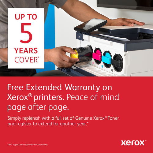 Xerox VersaLink C7000 A3 35/35 ppm Duplex Printer Adobe PS3 PCL5e/6 2 Trays Total 620 sheets. Print technology: Laser, Col