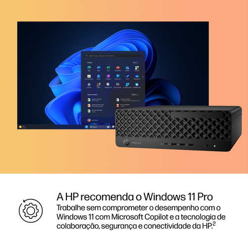 HP ProDesk 4 G1i Computador secretária - Intel Core Ultra 5 2ª geração 235 - 16 GB - 512 GB PCI Express NVMe SSD - Pequeno