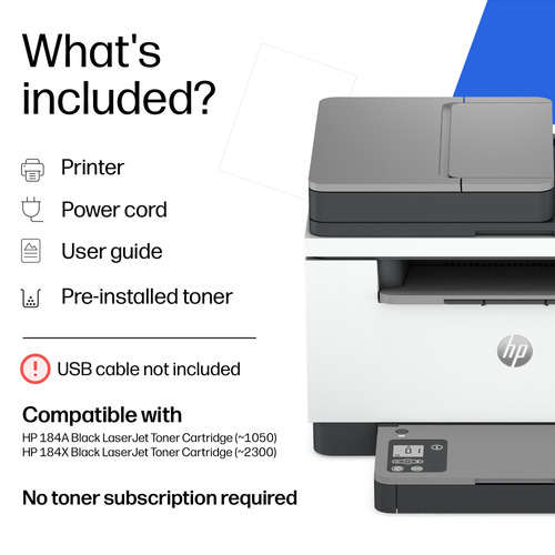 HP LaserJet M248sdn Multifunction Black and white Printer. Print technology: Laser, Printing: Mono printing, Maximum resol