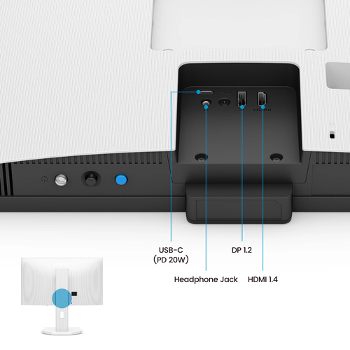 Monitor LED BenQ GW2490TC 609,6 mm (24,0") Class Full HD - 16:9 - 60,5 cm (23,8") Viewable - Tecnologia In-plane Switching