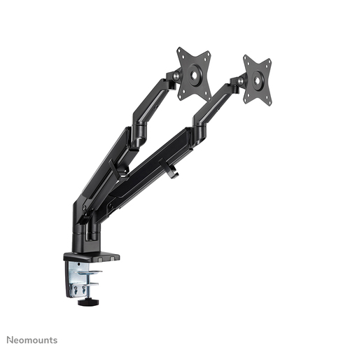 Neomounts DS70-810BL2 Mounting Arm for Monitor, Flat Panel Display - Black - Height Adjustable - 2 Display(s) Supported - 