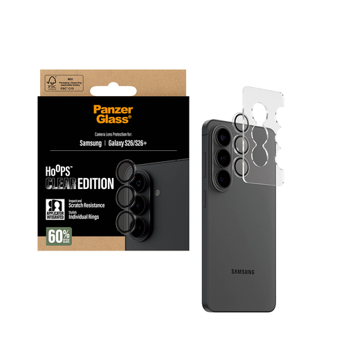 PanzerGlass Hoops Camera Lens Protector - Transparent