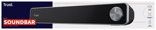 Trust Arys Soundbar-Lautsprecher - 6 W RMS - Schwarz - 100 Hz bis 20 kHz Frequenzgang - USB - 1