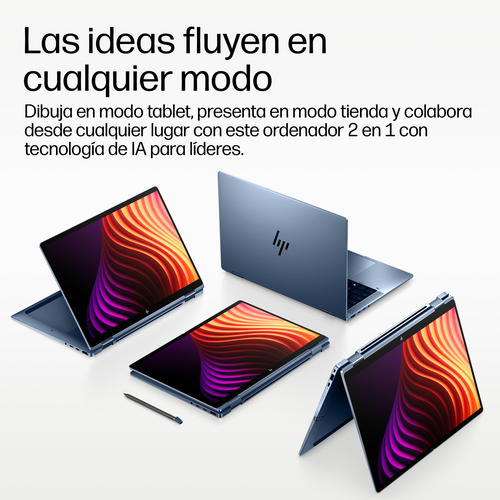 HP EliteBook X Flip G2i 35.6 cm (14") Touchscreen Convertible Copilot+ PC 2 in 1 Notebook - 5G - WUXGA - Intel Core Ultra 