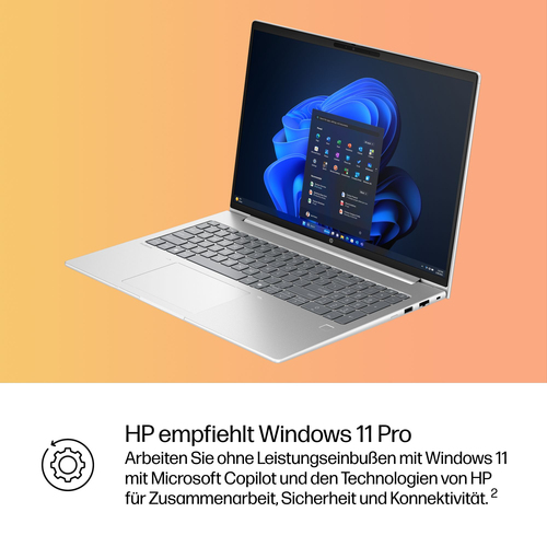 HP ProBook 4 G1i 40,6 cm (16 Zoll) Notebook - WUXGA - Intel Core Ultra 7 255U - 32 GB - 1 TB SSD - Silber - Intel Chip - 1