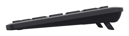 Trust Lyra Tastatur - Kabellos Konnektivität - USB 1.1 Typ A Schnittstelle - Deutsch - Schwarz - Schere Keyswitch - Blueto