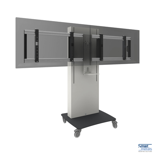 SmartMetals Regal - 2 kg Belastbarkeit - 711 mm Länge - Weiß - Höhenverstellbar