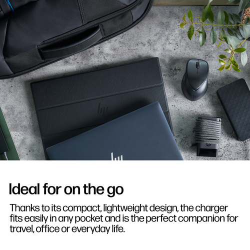 HP USB-C 65W Laptop Charger. Purpose: Laptop, Power supply type: Indoor, Input voltage: 90 V. Product colour: Black. Compl