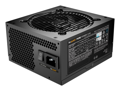 be quiet! Pure Power 13 L13-M-750W EPS12V, EPS 2.92, ATX 3.1 Modular Stromversorgung - 750 W - Schwarz - Intern - 120 V AC