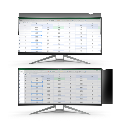 StarTech.com Monitor Privacy Screen for 34 inch Ultrawide Display, 21:9 Widescreen Computer Screen Security Filter, Blue L