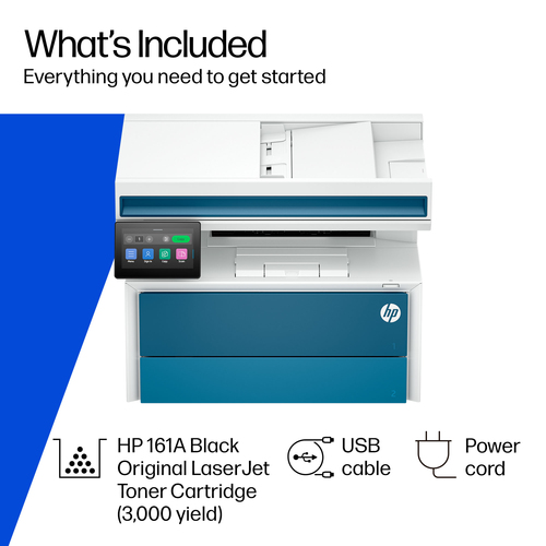 HP LaserJet Pro 4113dw Wired Laser Multifunction Printer - Monochrome - Copier/Printer/Scanner - Automatic Duplex Print - 