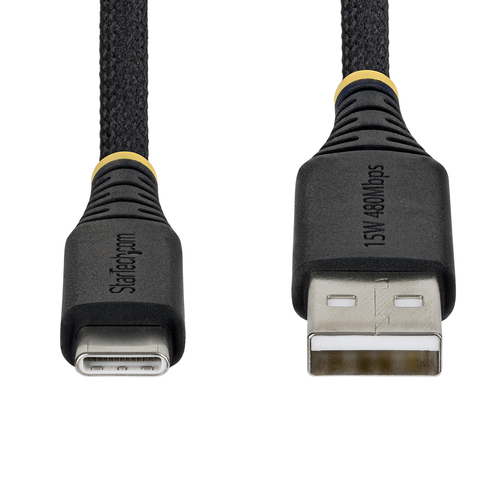 StarTech.com 1 m USB-C/USB-A Data Transfer Cable - 1 - Cable for Workstation, Wall Charger, Power Bank - First End: 1 x US