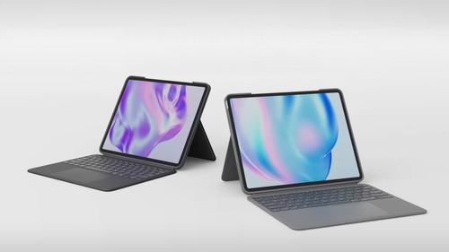 Cover tastiera Logitech Combo Touch per 27,9 cm (11") Apple iPad Air (5a generazione), iPad Air 11 (2024) iPad Air - Grigi