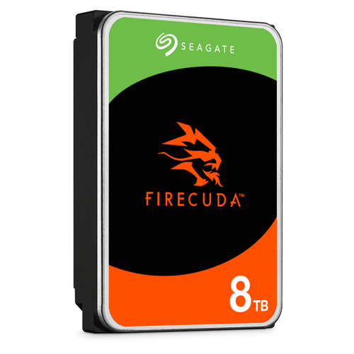 Seagate FireCuda ST8000DXA01 8 TB Disco rígido - 3,5" Interno - SATA (SATA/600) - Gravação magnética convencional (CMR) Me