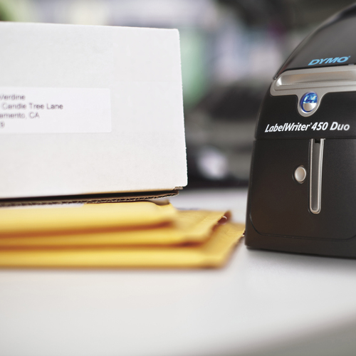Dymo LabelWriter 450 Duo Desktop Thermotransferdrucker - Monochrom - Etikettendruck - USB - 50,7 s Druckgeschwindigkeit Sc
