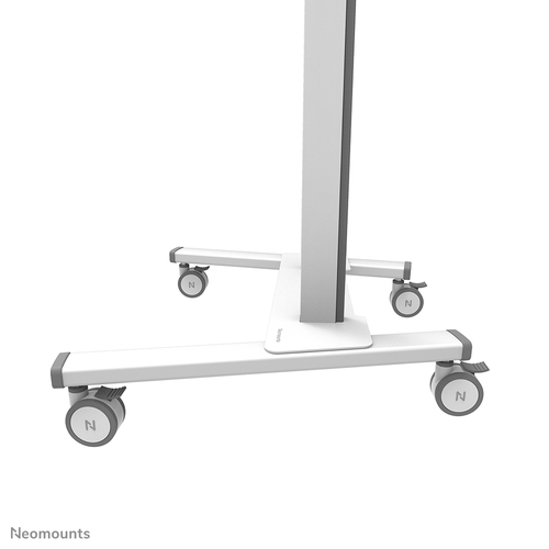 Neomounts Display Cart - 110 kg Load Capacity - 4 Casters - Steel - 101.90 cm (40.12") Width x 83.10 cm (32.72") Depth x 2