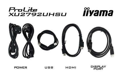 iiyama ProLite XU2792UHSU-B6 27 Zoll Class 4K UHD LED-Monitor - 16:9 Format - Mattschwarz - 68,6 cm (27 Zoll) Viewable - I