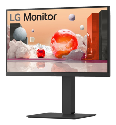 Monitor LED LG 24BA850-B 609,6 mm (24,0") Class Webcam Full HD - 16:9 - Nero tessuto - 60,5 cm (23,8") Viewable - Tecnolog