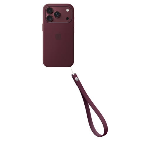 Apple Wrist Strap – Burgundy. Product type: Wristlet strap, Product colour: Burgundy, Material: Polyethylene terephthalate