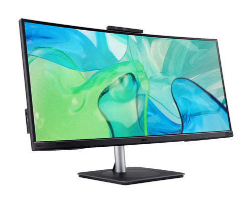 Acer Vero CB343CUR D 34 Zoll Klasse Webcam UWQHD LED-Monitor - 21:9 Format - Schwarz - 86,4 cm (34 Zoll) Viewable - IPS-Te
