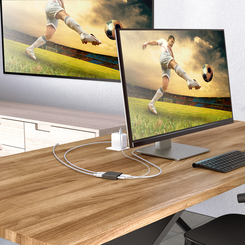 j5create ​​8K-HDMI™ 2.1 2-Weg-Splitter. Video Porttyp: HDMI, Teilnehmerausgang: 2x HDMI. Maximale Auflösung: 7680 x 4320 P