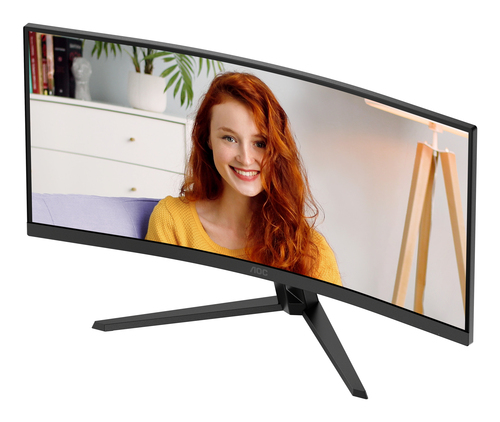 AOC CU34B3E 34 Zoll Klasse WQHD LCD-Monitor - 86,4 cm (34 Zoll) Viewable - Vertical-Alignment-Technologie (VA) - 2560 x 14